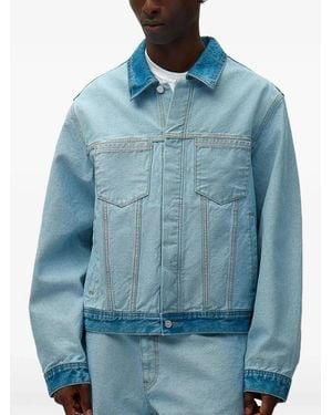 Arte' Denim "Inside Out" Jacket - Blue