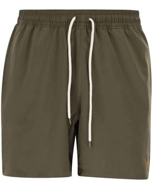 Polo Ralph Lauren Traveller Classic 14.6 Cm Beach Boxers - Green