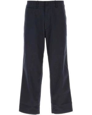 Nanamica Wide Chino Trousers - Blue
