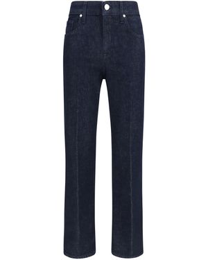 Jacob Cohen Kate Crop Straight Bull Power Stretch Trousers Polyester; Cotton Jean - Blue