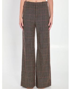 Chloé Flared Trousers - Brown
