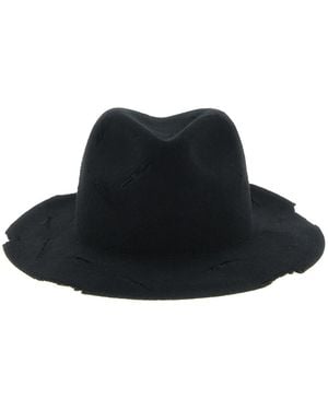 Yohji Yamamoto Cut-Out Hat - Black