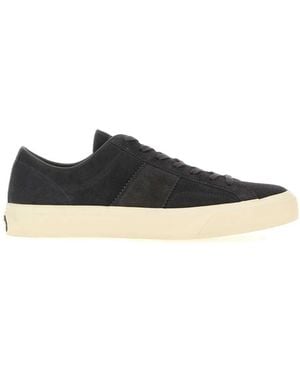 Tom Ford Suede Cambridge Sneaker - Black