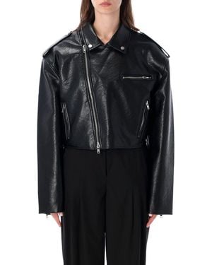 Frankie Shop Daphne Biker Jacket - Black