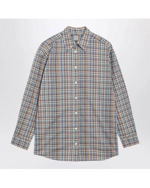 TOTEME Oversized Checked Shirt - Grey
