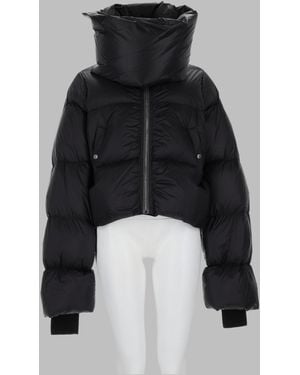 Rick Owens Piumino "Funnel Neck" - Black