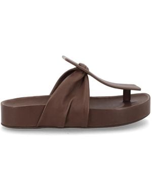 Uma Wang Sandalo Infradito - Brown