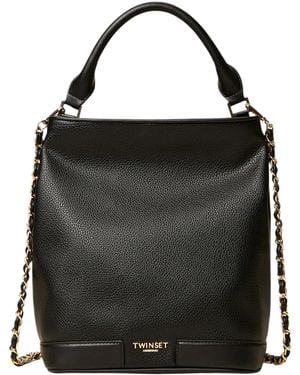 Twinset Bucket Bag - Black