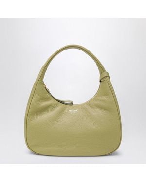 Prada Small Pistachio Leather Handbag - Green