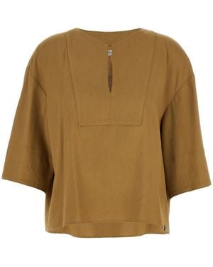 Max Mara 'Mxpsospiro' Blouse - Natural