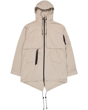Alpha Industries Utility Uv Fishtail Jacket - Natural