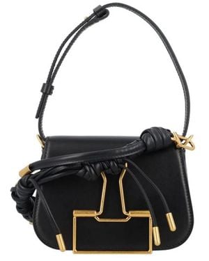 Off-White c/o Virgil Abloh Skeleton Binder Shoulder Handbag For - Black