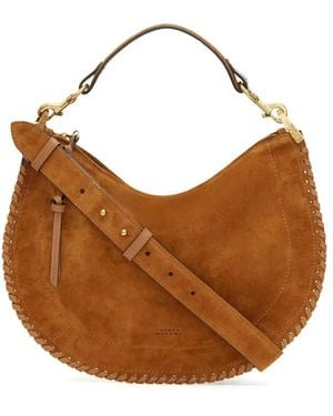 Isabel Marant Oskan Soft Zipped Cross Body Bag - Brown