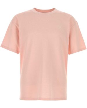 Saint Laurent Piquet T-Shirt - Pink