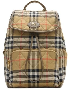 Burberry Horseshoe S21 Backpack - Natural
