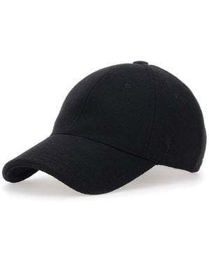 Saint Laurent Wool Cap - Blue