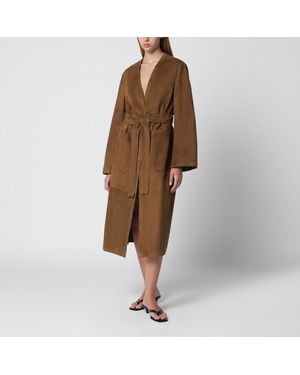 Nour Hammour Ruelle Belted Coat - Brown