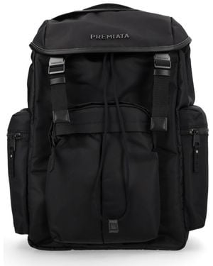 Premiata Booker Logo-Print Backpack - Black