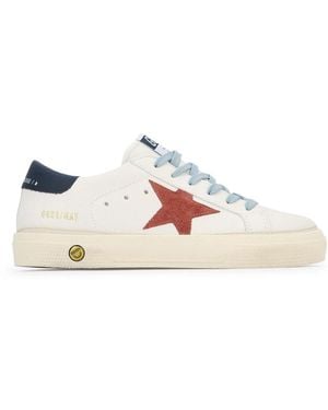 Golden Goose May Nappa Upper Suede Sta - Pink