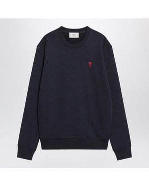 Ami Paris Ami De Coeur Sweatshirt - Blue