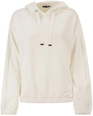 Fay Jersey Hooded Sweatshirt - White