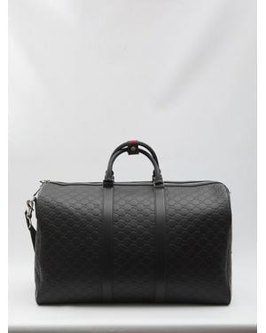 Gucci Gg Emblem Bag - Black