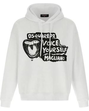 DSquared² Magliano X Capsule Hoodie - White