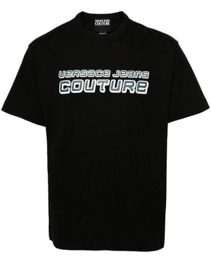Versace Jeans Couture Cotton Clothing T-Shirts And Polos - Black
