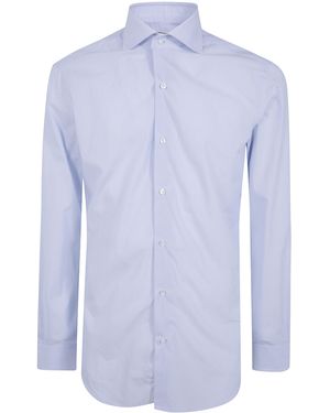 Barba Napoli Classic Stripes Shirt - Blue