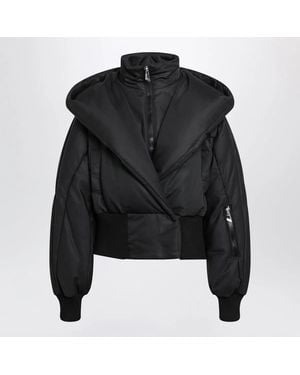 The Attico Quilted Cottonblend Puffer Jacket - Black