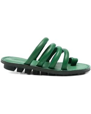 Trippen "Threads" Flat Sandals - Green