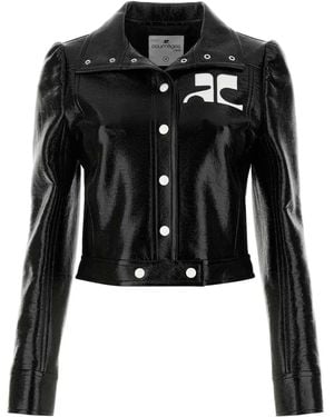 Courreges Reedition Knit Tank Jacket - Black