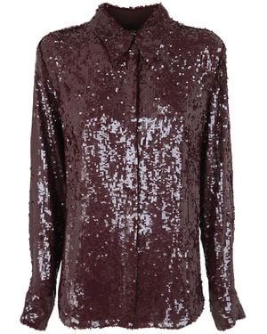Dries Van Noten 01630 Chowy Emb 7351 Shirt - Purple