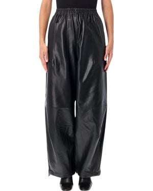 Frankie Shop Oakdale Leather Trousers - Black