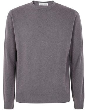 FILIPPO DE LAURENTIIS Long Sleeves Round Neck - Grey
