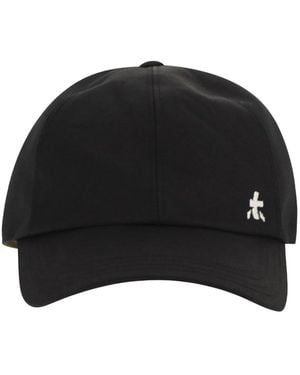 Premiata Baseball Cap With Embroidered Logo - Black