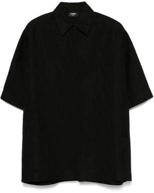 Fendi Linen Shirt - Black