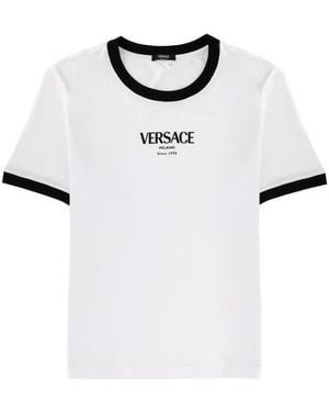 Versace T-shirt With Logo - White