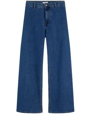 Tommy Hilfiger Wide Leg Rian Hw Ankle - Blue