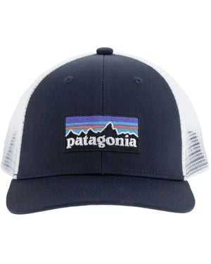 Patagonia Organic Cotton Trucker Cap With Front Logo - Blue