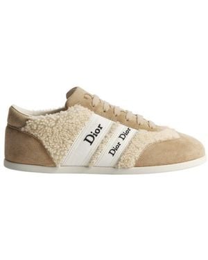 Dior Ribbon Lace-Up Sneakers - Metallic