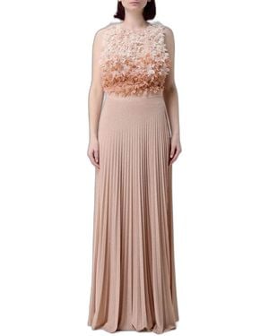 Elisabetta Franchi Long Evening Dress - Pink
