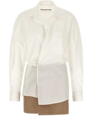 Alexander Wang 'Pre-Styled Wrap Dress' Dress - White
