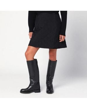 Jil Sander Quilted Skirt - Black