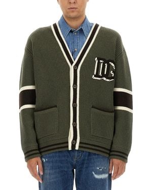 Dolce & Gabbana Dolce & Gabbana Wool Cardigan - Green