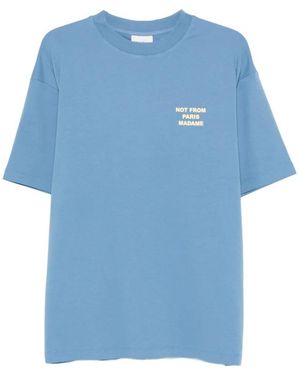 Drole de Monsieur "Slogan" T-Shirt - Blue