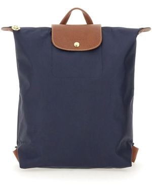 Longchamp Zaino "Le Pliage Original" Medium - Blue