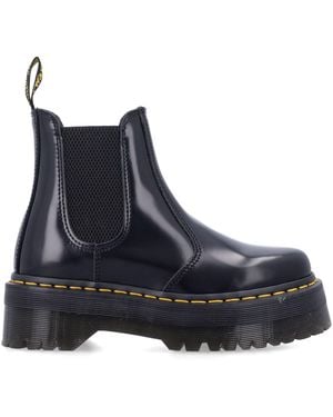 Dr. Martens 2976 Quad Leather Chelsea Boots - Blue