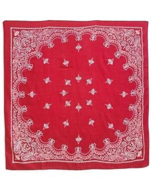 Destin "Judy Carre 90X90 Cm" Cashmere Scarf - Red