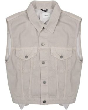 Haikure Gilet "Ryder" Con Inserto - Grey